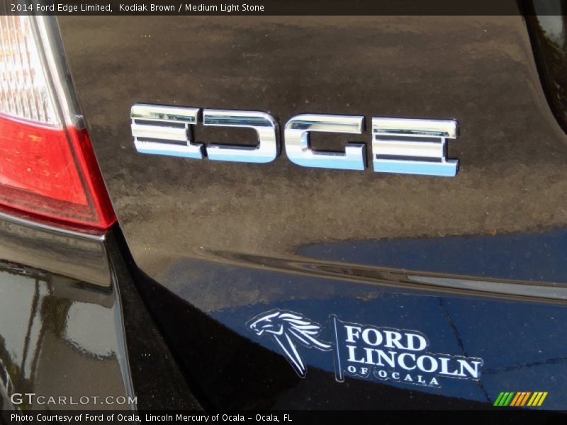 Kodiak Brown / Medium Light Stone 2014 Ford Edge Limited