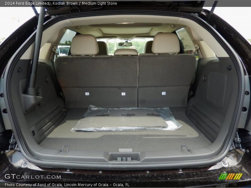 Kodiak Brown / Medium Light Stone 2014 Ford Edge Limited