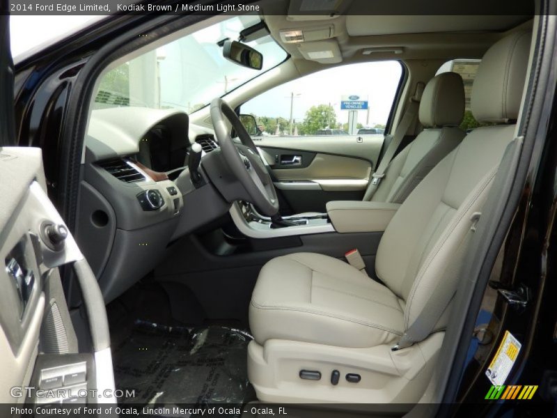 Kodiak Brown / Medium Light Stone 2014 Ford Edge Limited