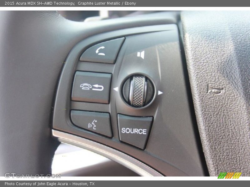 Graphite Luster Metallic / Ebony 2015 Acura MDX SH-AWD Technology