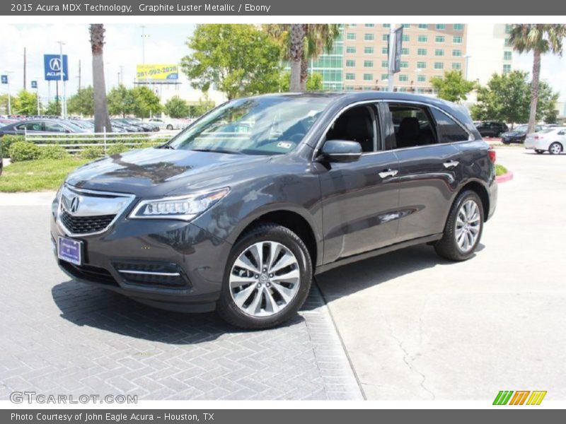 Graphite Luster Metallic / Ebony 2015 Acura MDX Technology