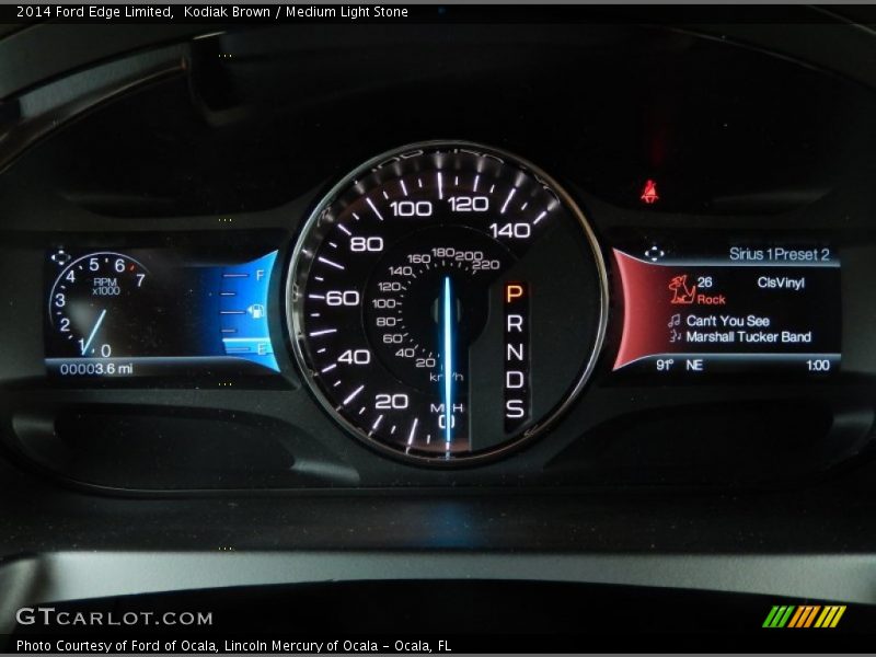 Kodiak Brown / Medium Light Stone 2014 Ford Edge Limited