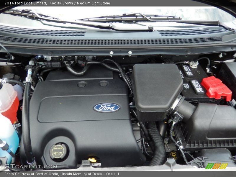 Kodiak Brown / Medium Light Stone 2014 Ford Edge Limited
