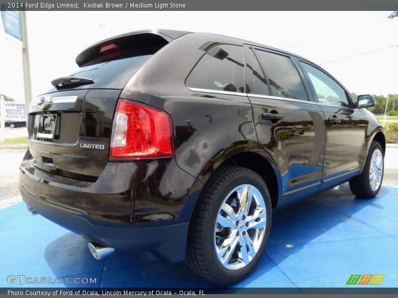 Kodiak Brown / Medium Light Stone 2014 Ford Edge Limited
