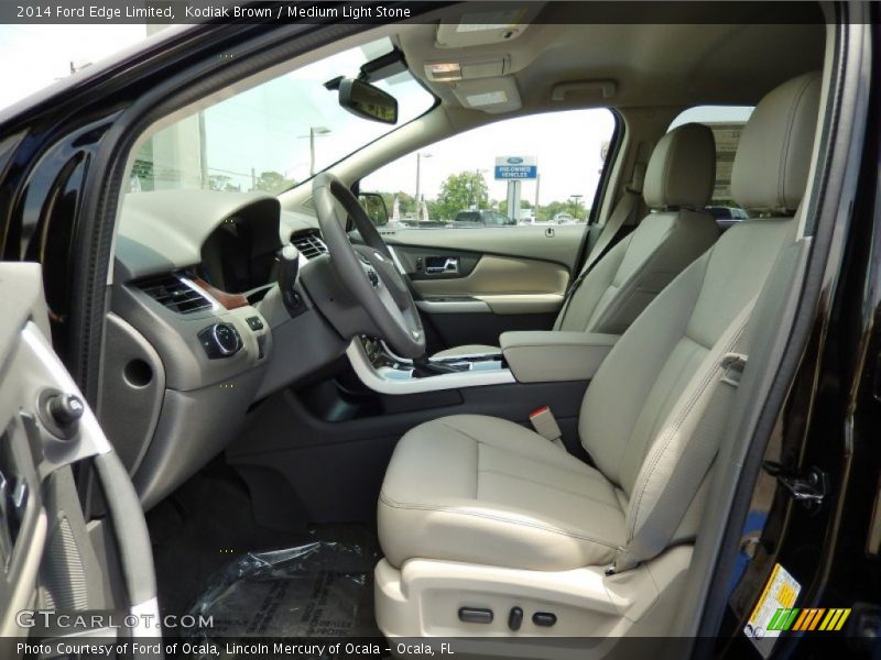 Kodiak Brown / Medium Light Stone 2014 Ford Edge Limited
