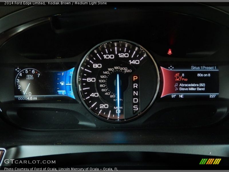 Kodiak Brown / Medium Light Stone 2014 Ford Edge Limited