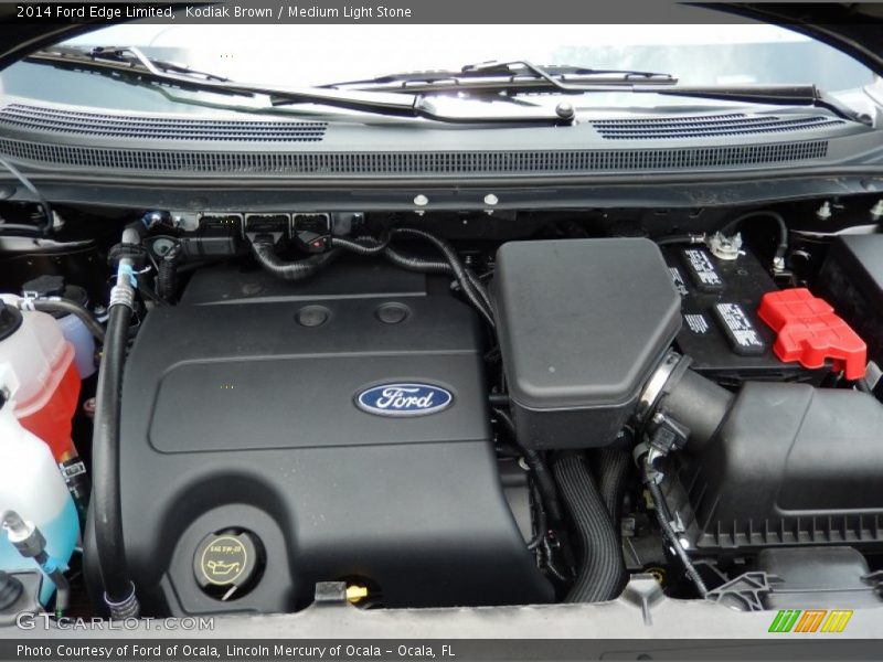 Kodiak Brown / Medium Light Stone 2014 Ford Edge Limited