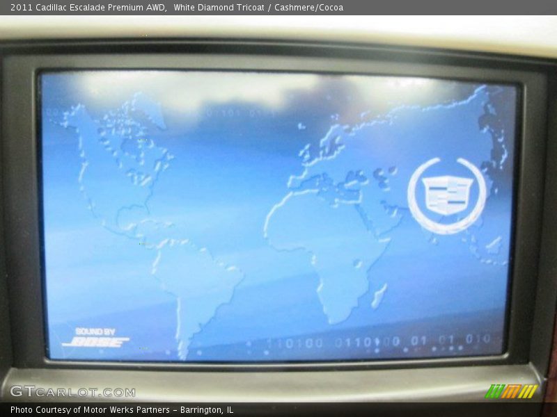 White Diamond Tricoat / Cashmere/Cocoa 2011 Cadillac Escalade Premium AWD