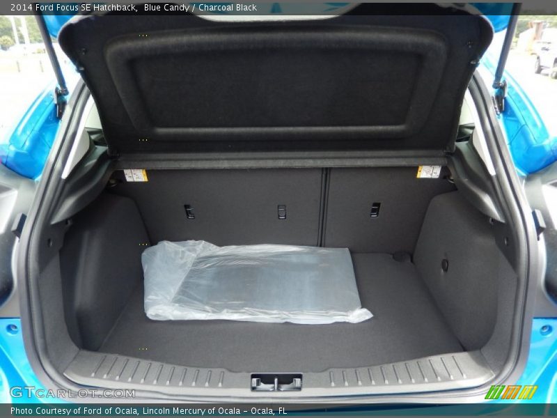 Blue Candy / Charcoal Black 2014 Ford Focus SE Hatchback