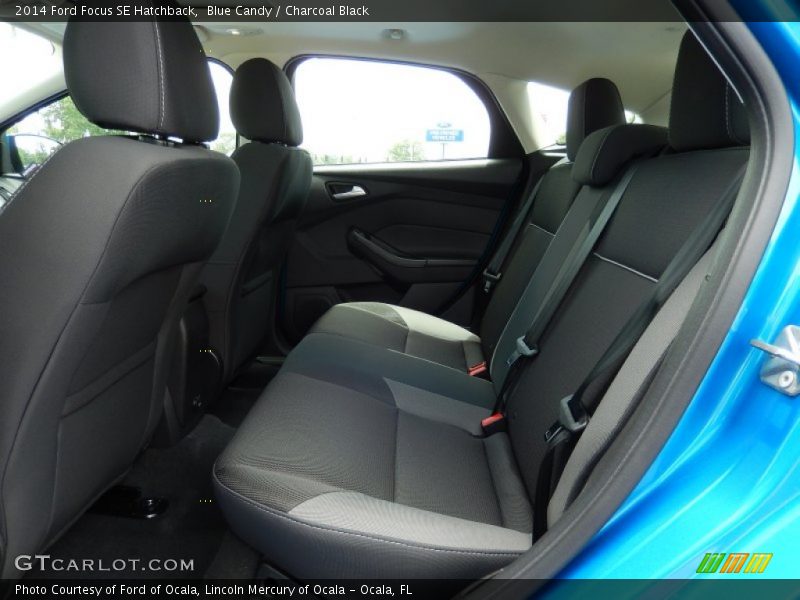 Blue Candy / Charcoal Black 2014 Ford Focus SE Hatchback