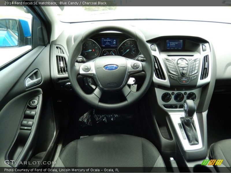 Blue Candy / Charcoal Black 2014 Ford Focus SE Hatchback