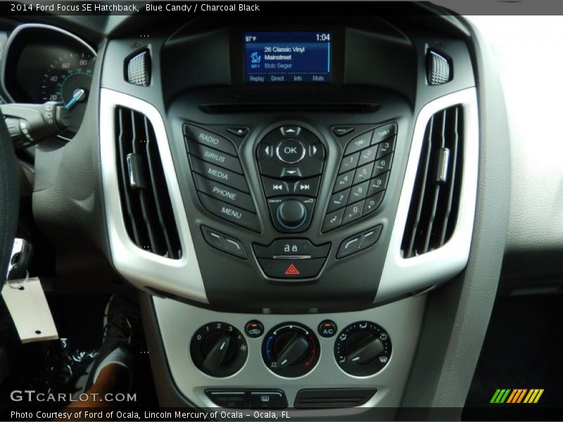 Blue Candy / Charcoal Black 2014 Ford Focus SE Hatchback