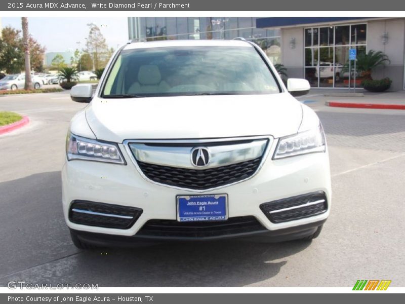 White Diamond Pearl / Parchment 2015 Acura MDX Advance