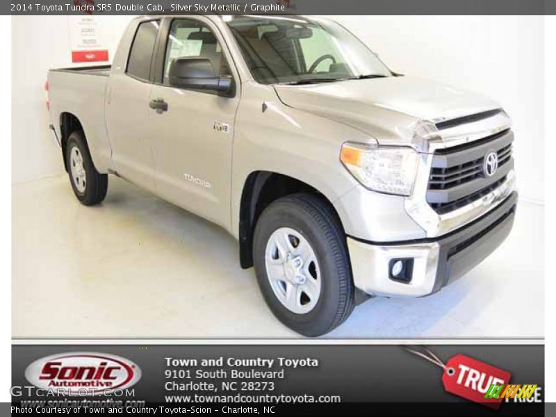 Silver Sky Metallic / Graphite 2014 Toyota Tundra SR5 Double Cab
