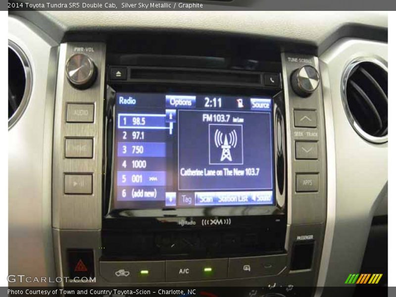 Silver Sky Metallic / Graphite 2014 Toyota Tundra SR5 Double Cab