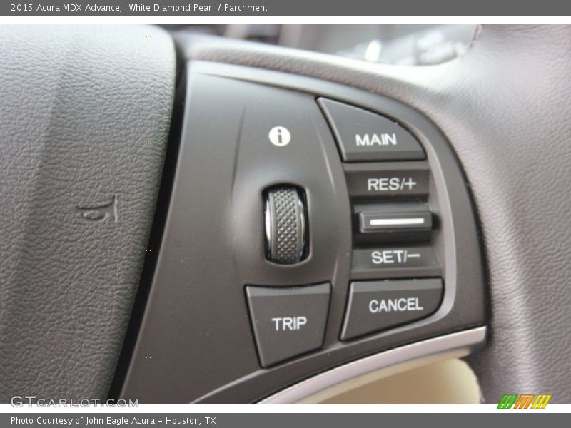 White Diamond Pearl / Parchment 2015 Acura MDX Advance