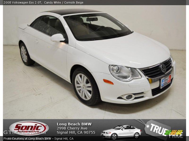 Candy White / Cornsilk Beige 2008 Volkswagen Eos 2.0T