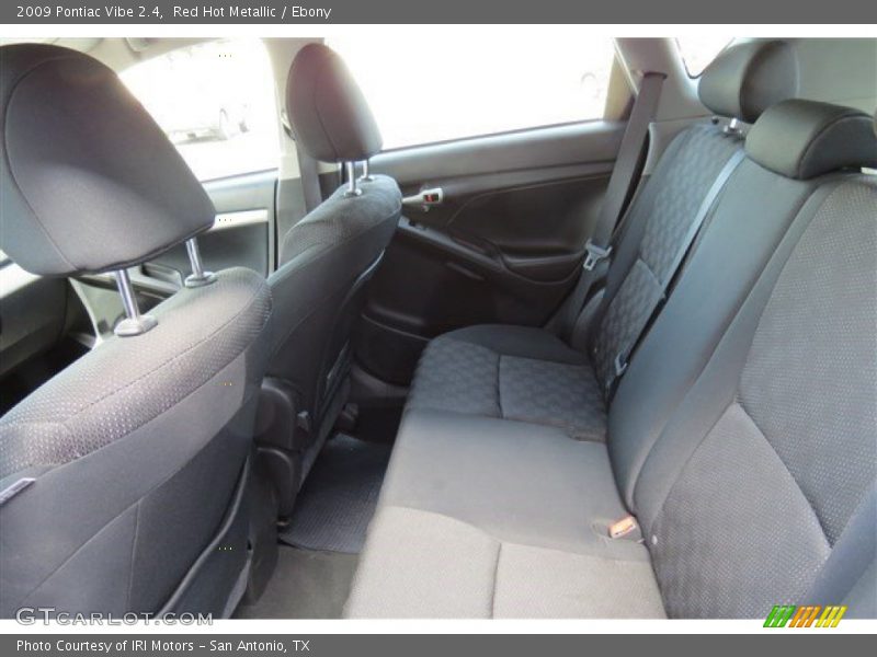 Red Hot Metallic / Ebony 2009 Pontiac Vibe 2.4