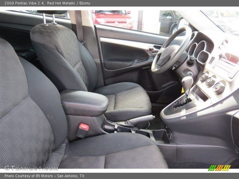Red Hot Metallic / Ebony 2009 Pontiac Vibe 2.4
