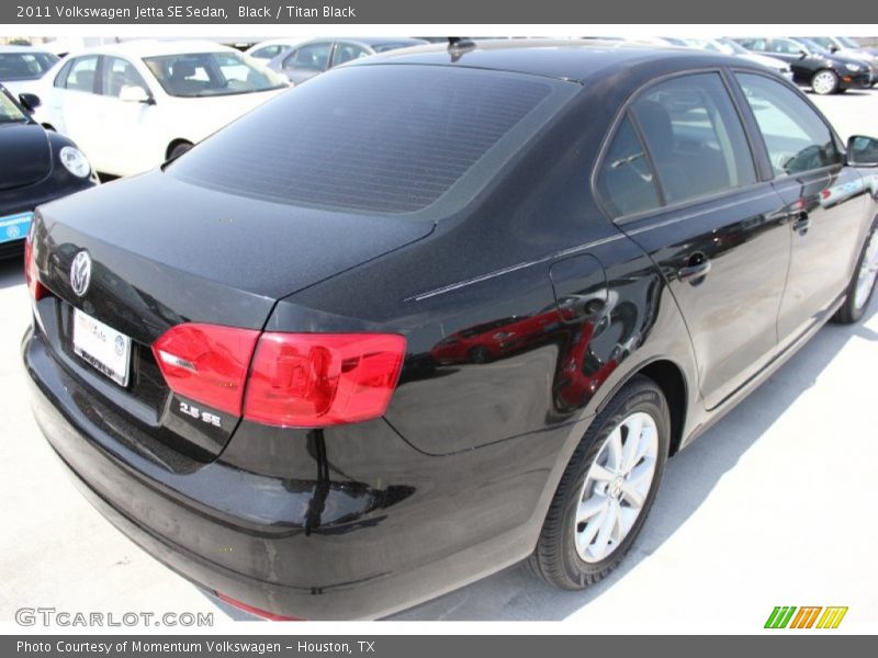 Black / Titan Black 2011 Volkswagen Jetta SE Sedan