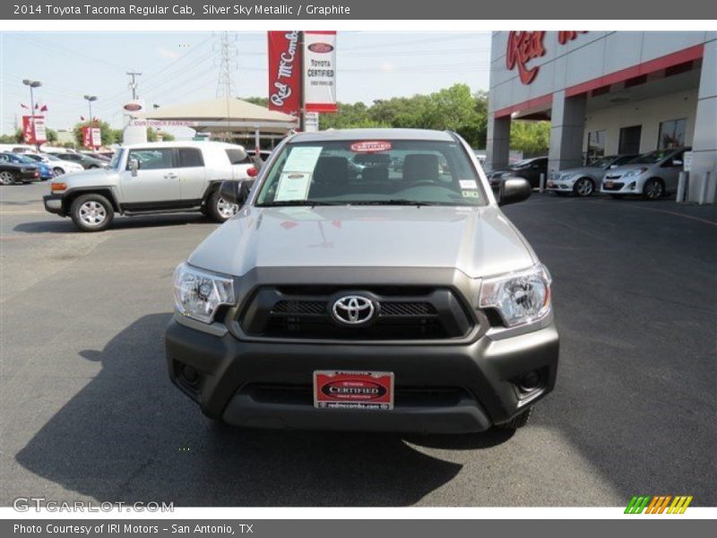 Silver Sky Metallic / Graphite 2014 Toyota Tacoma Regular Cab