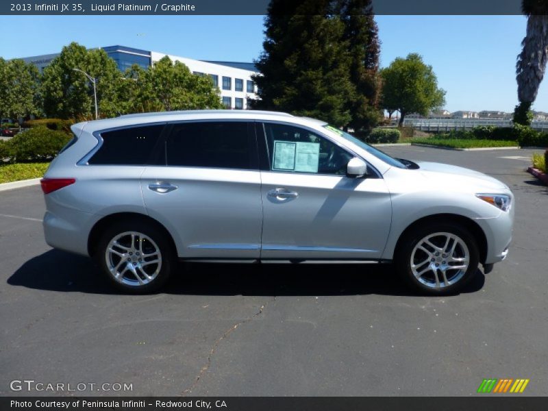 Liquid Platinum / Graphite 2013 Infiniti JX 35