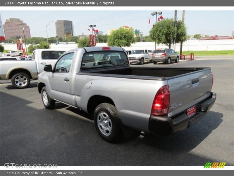 Silver Sky Metallic / Graphite 2014 Toyota Tacoma Regular Cab
