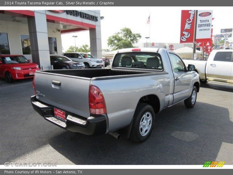 Silver Sky Metallic / Graphite 2014 Toyota Tacoma Regular Cab