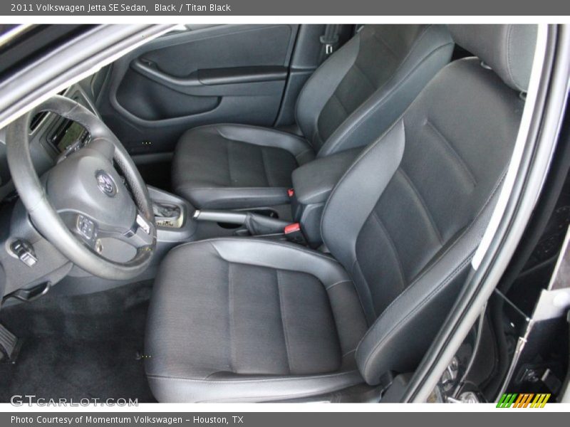 Black / Titan Black 2011 Volkswagen Jetta SE Sedan