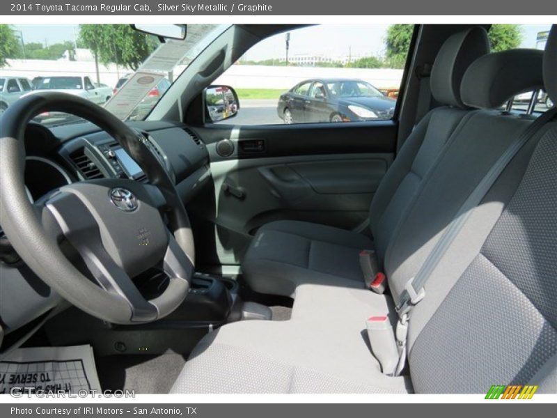 Silver Sky Metallic / Graphite 2014 Toyota Tacoma Regular Cab