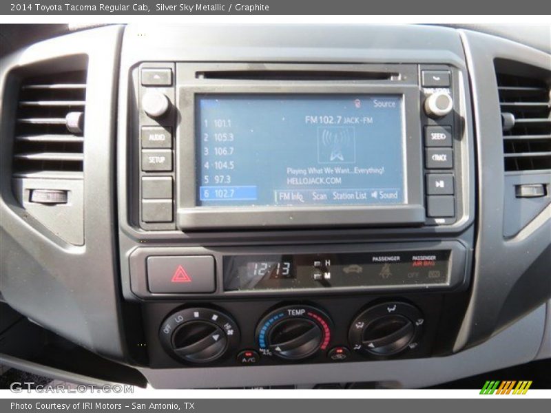 Controls of 2014 Tacoma Regular Cab