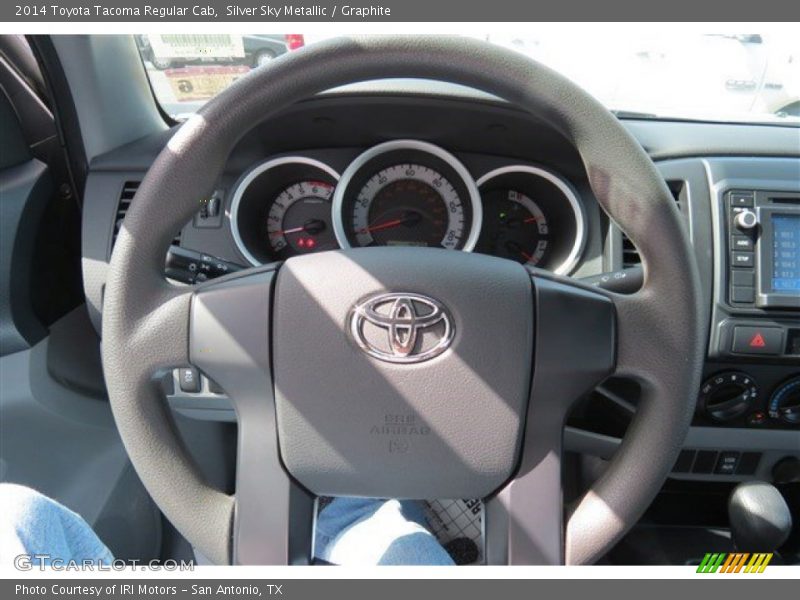 Silver Sky Metallic / Graphite 2014 Toyota Tacoma Regular Cab