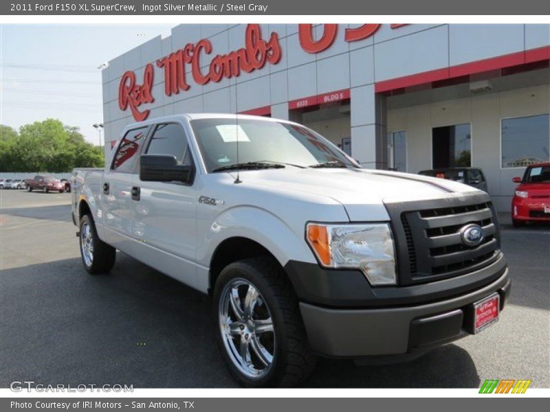 Ingot Silver Metallic / Steel Gray 2011 Ford F150 XL SuperCrew