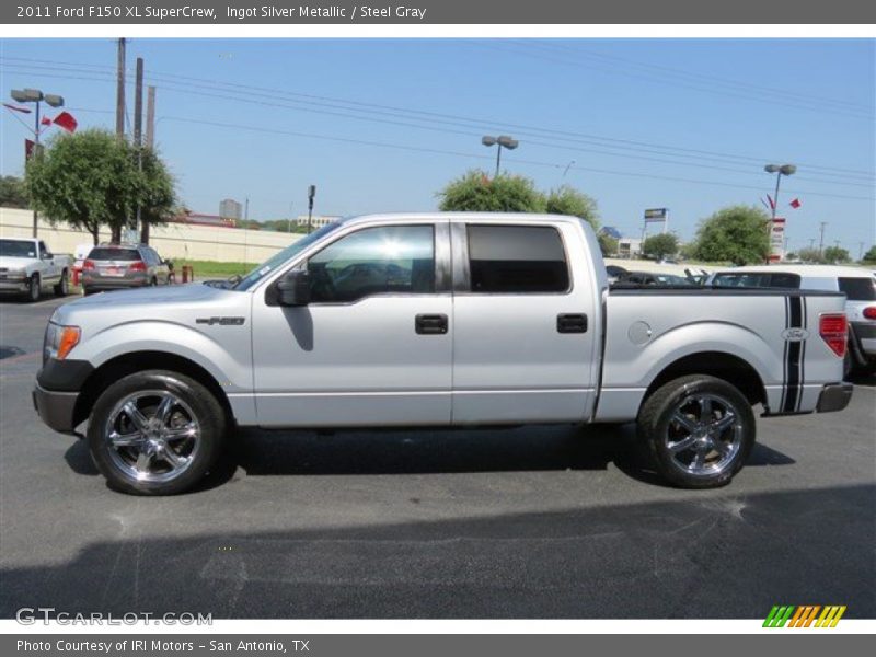 Ingot Silver Metallic / Steel Gray 2011 Ford F150 XL SuperCrew