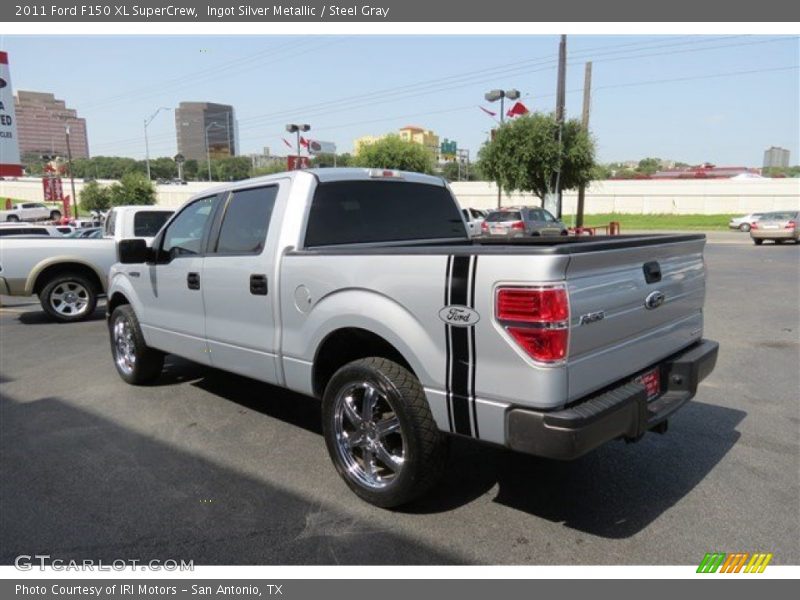 Ingot Silver Metallic / Steel Gray 2011 Ford F150 XL SuperCrew