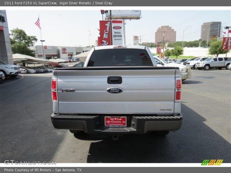 Ingot Silver Metallic / Steel Gray 2011 Ford F150 XL SuperCrew