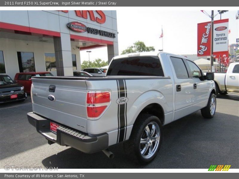 Ingot Silver Metallic / Steel Gray 2011 Ford F150 XL SuperCrew