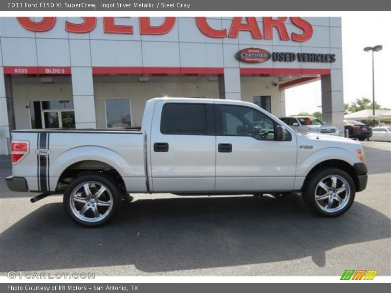 Ingot Silver Metallic / Steel Gray 2011 Ford F150 XL SuperCrew