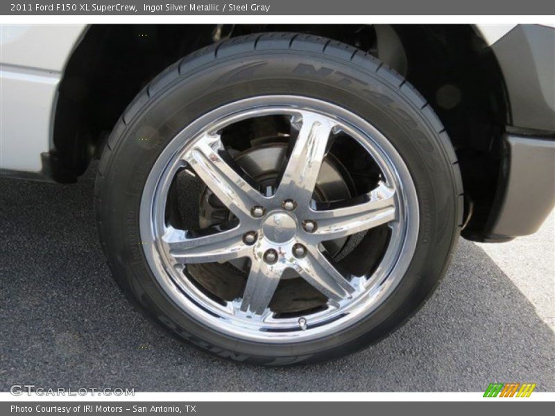 Ingot Silver Metallic / Steel Gray 2011 Ford F150 XL SuperCrew