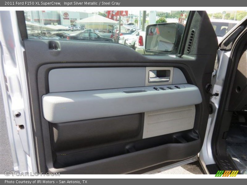 Ingot Silver Metallic / Steel Gray 2011 Ford F150 XL SuperCrew