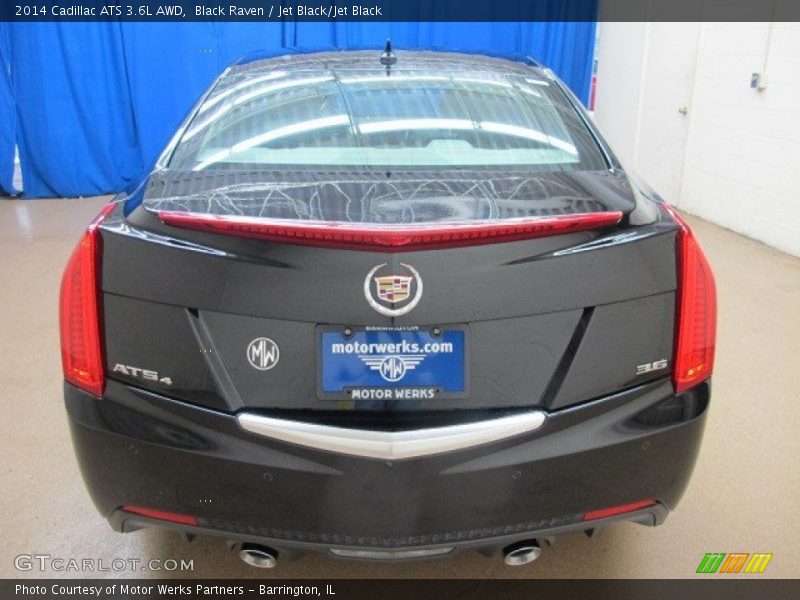 Black Raven / Jet Black/Jet Black 2014 Cadillac ATS 3.6L AWD