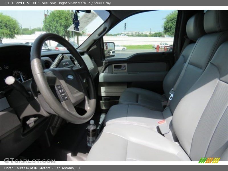 Ingot Silver Metallic / Steel Gray 2011 Ford F150 XL SuperCrew