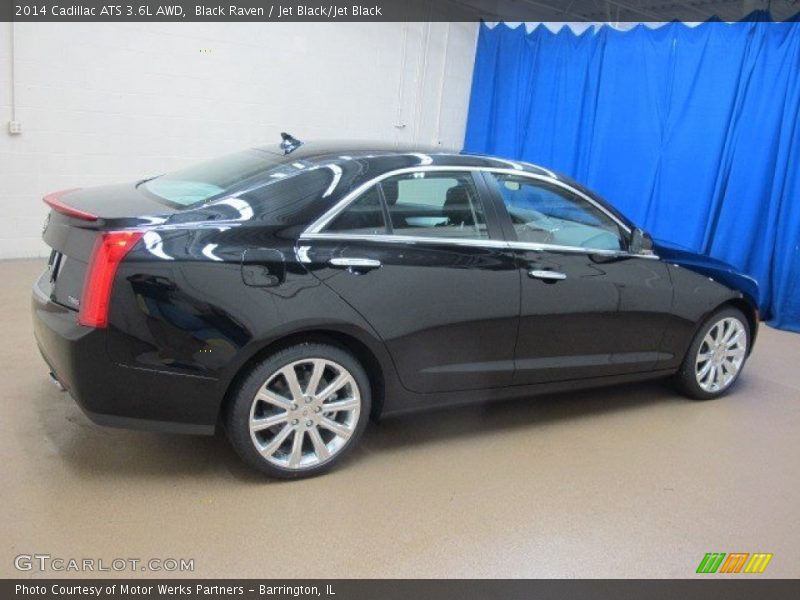 Black Raven / Jet Black/Jet Black 2014 Cadillac ATS 3.6L AWD