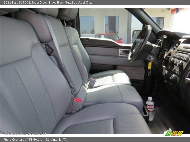 Ingot Silver Metallic / Steel Gray 2011 Ford F150 XL SuperCrew