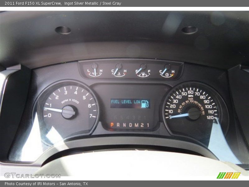 Ingot Silver Metallic / Steel Gray 2011 Ford F150 XL SuperCrew