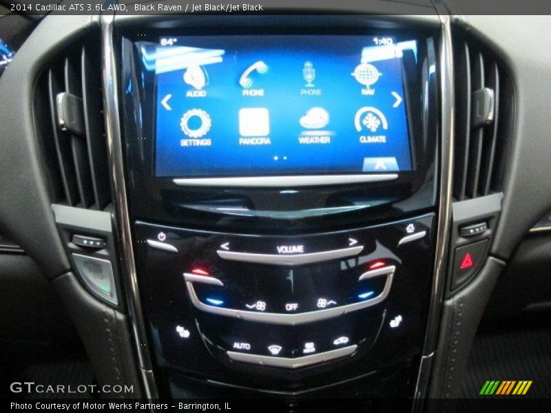 Black Raven / Jet Black/Jet Black 2014 Cadillac ATS 3.6L AWD