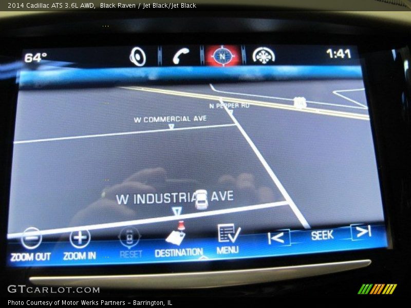 Black Raven / Jet Black/Jet Black 2014 Cadillac ATS 3.6L AWD