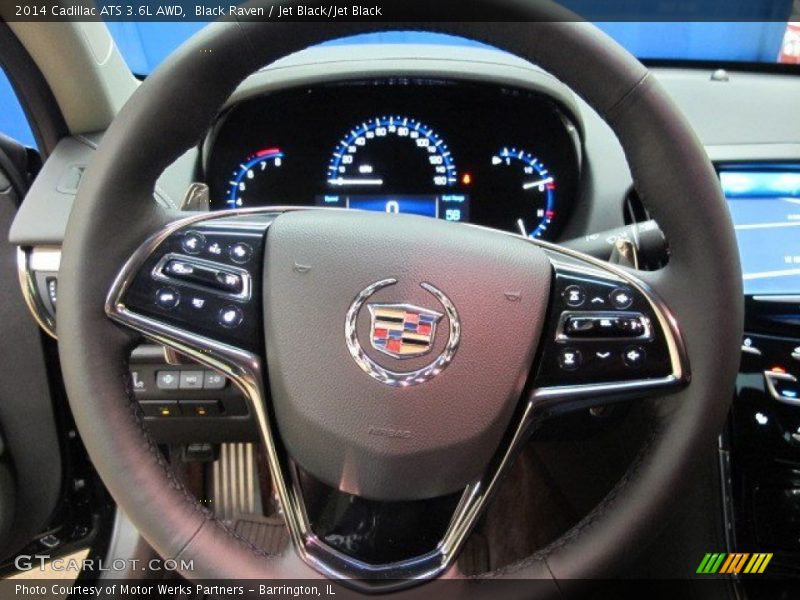 Black Raven / Jet Black/Jet Black 2014 Cadillac ATS 3.6L AWD