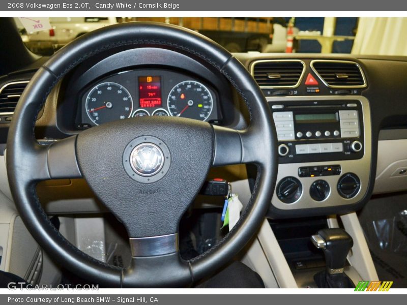 Candy White / Cornsilk Beige 2008 Volkswagen Eos 2.0T