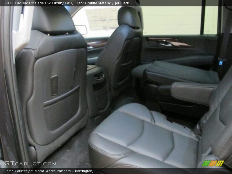 Dark Granite Metallic / Jet Black 2015 Cadillac Escalade ESV Luxury 4WD